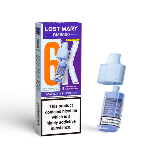 ACAI BERRY BLUEBERRY - LOST MARY BM6000 POD