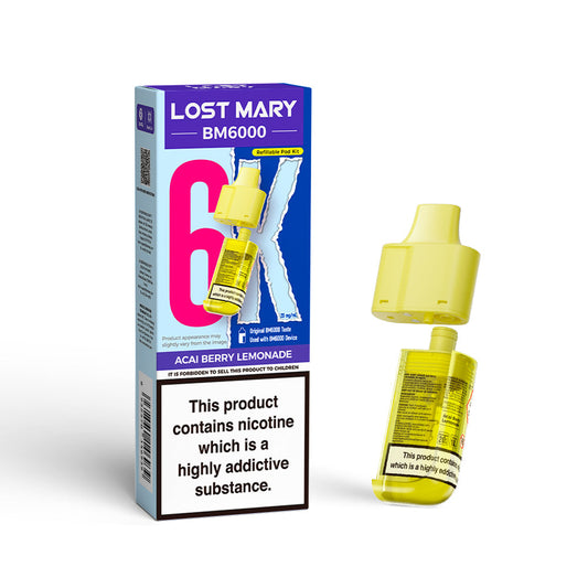 ACAI BERRY LEMONADE - LOST MARY BM6000 POD