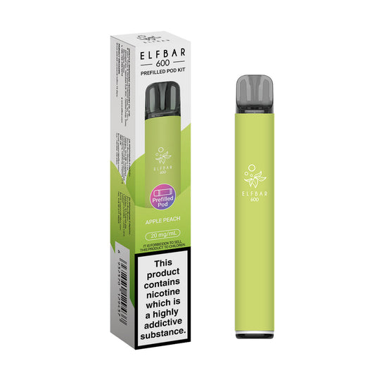 APPLE PEACH - ELF BAR 600 PREFILLED POD KIT