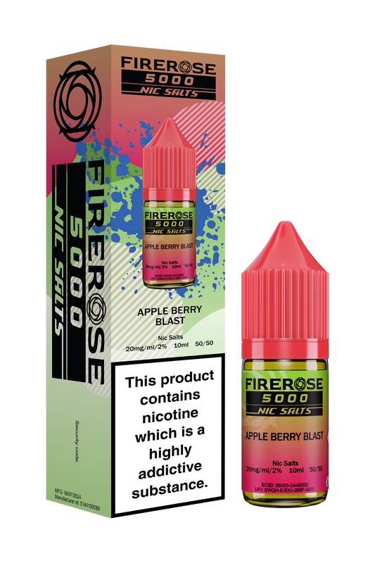 APPLE BERRY BLAST - FIREROSE NIC SALTS 20 MG