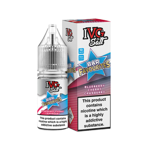 BLUEBERRY CHERRY CRANBERRY 20MG - IVG SALTS 10ML