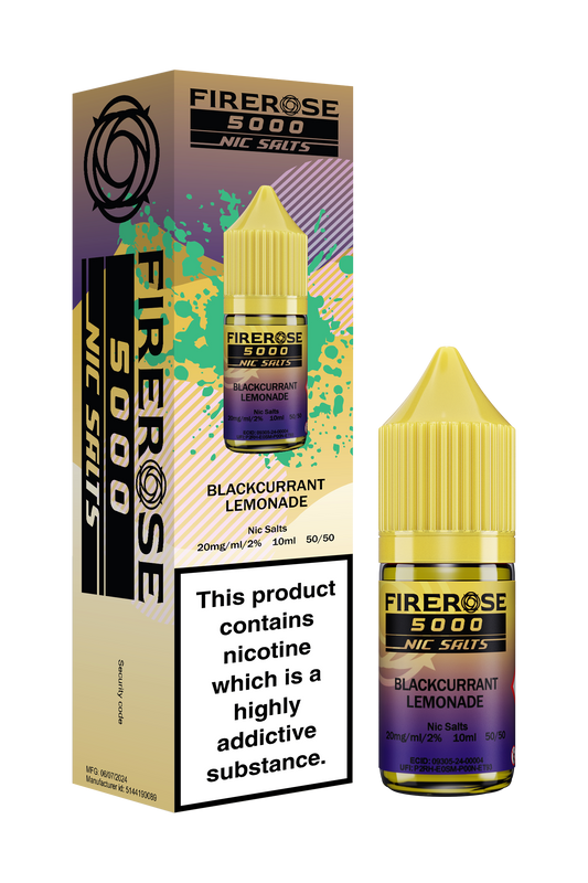 BLACKCURRANT LEMONADE - FIREROSE NIC SALTS 20 MG