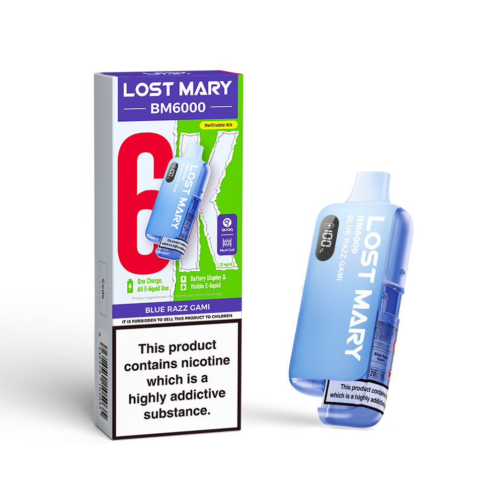 BLUE RAZZ GAMI - LOST MARY BM6000 KIT