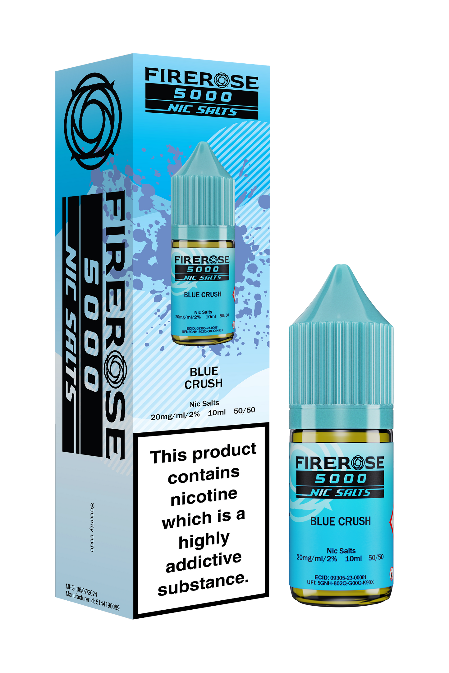 BLUE CRUSH - FIREROSE NIC SALTS 20 MG