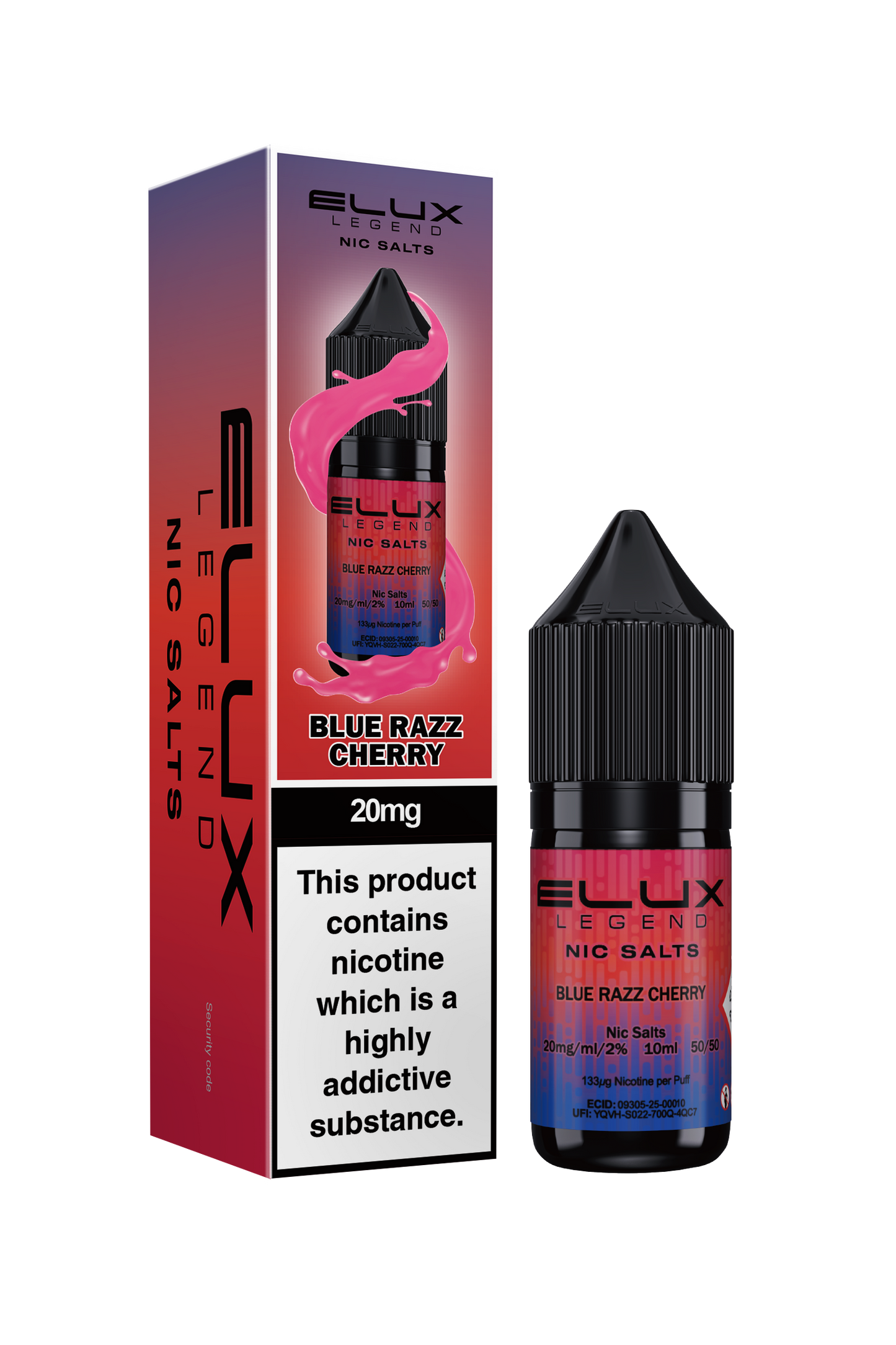 BLUE RAZZ CHERRY - ELUX NIC SALTS 20 MG