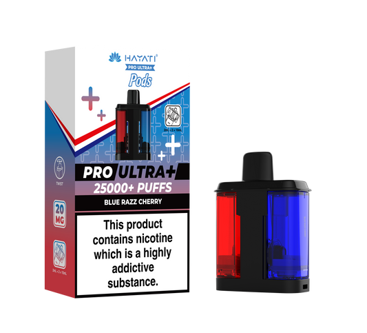 BLUE RAZZ CHERRY - HAYATI PRO ULTRA PODS 25K+