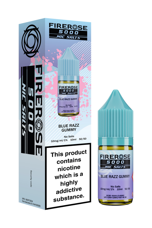 BLUE RAZZ GUMMY - FIREROSE NIC SALTS 10 MG