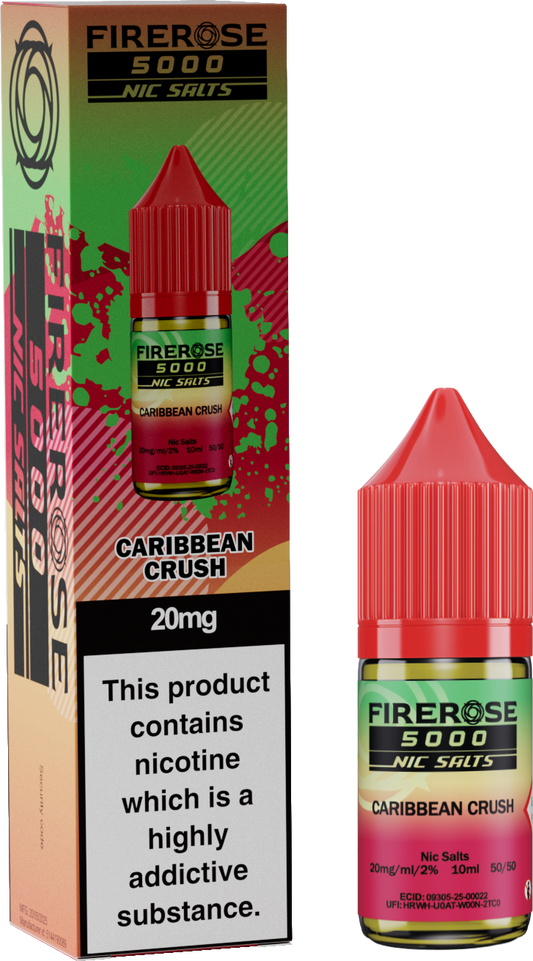 CARIBBEAN CRUSH - FIREROSE NIC SALTS 20 MG