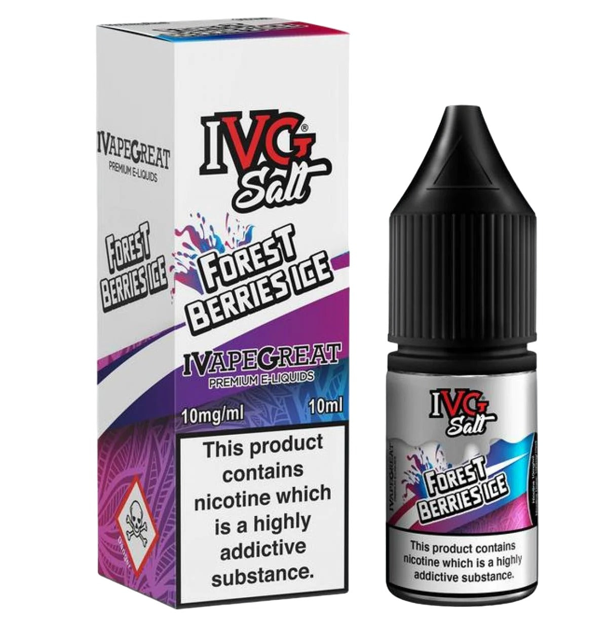 FOREST BERRIES ICE 10MG - IVG SALTS 10ML