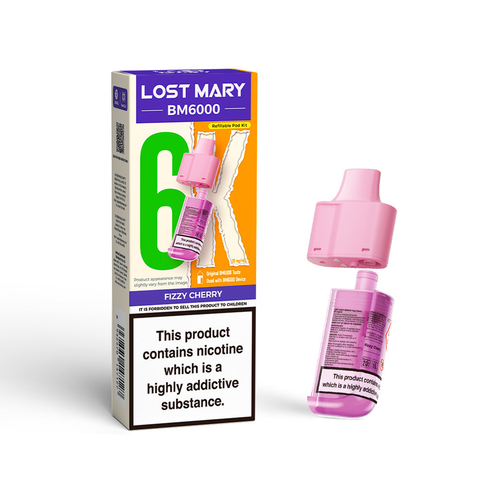 FIZZY CHERRY - LOST MARY BM6000 POD