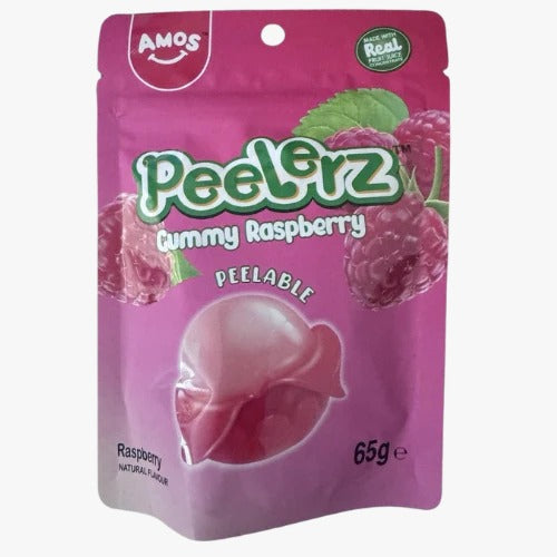 PEELERZ GUMMY RASPBERRY 65G