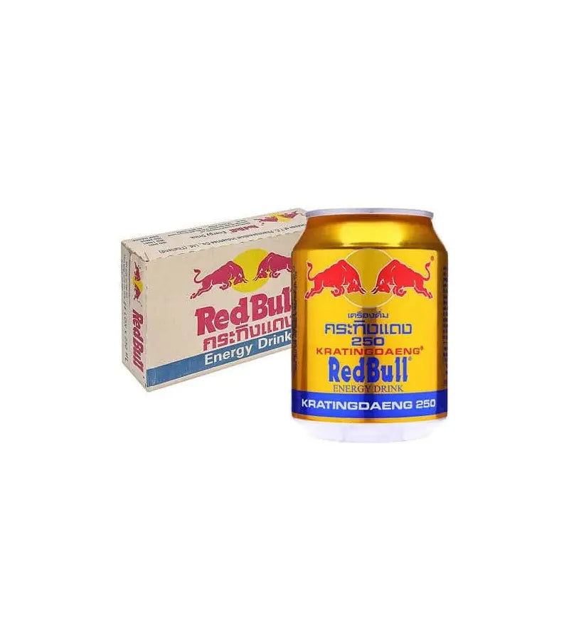 THAI REDBULL KRATINGDAENG CANS (250ML)