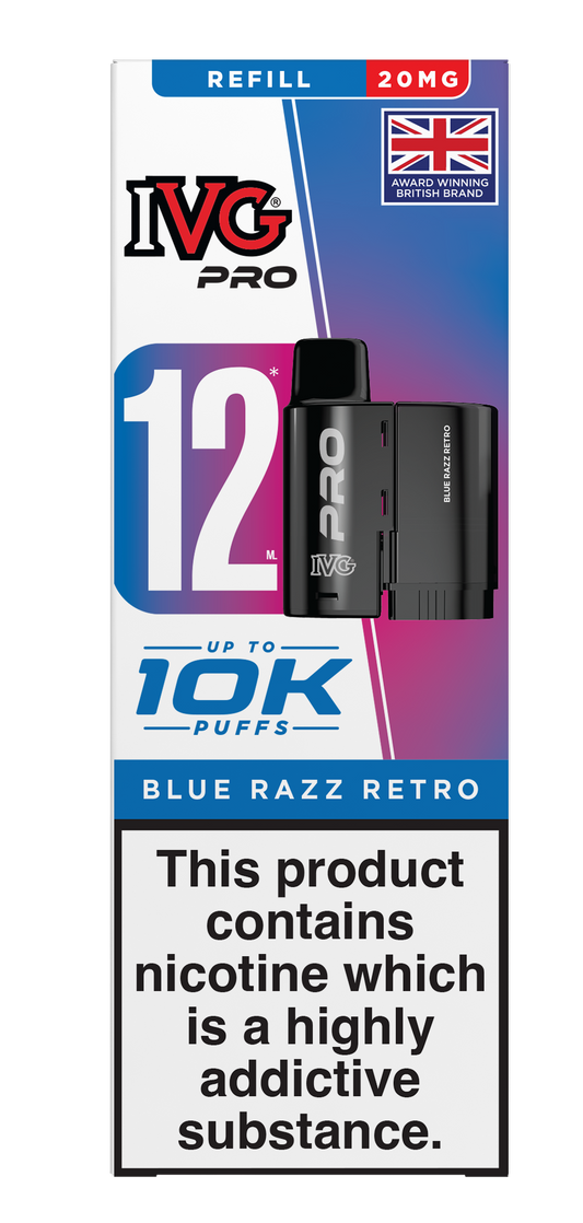 BLUE RASBERRY ICE - IVG PRO PODS