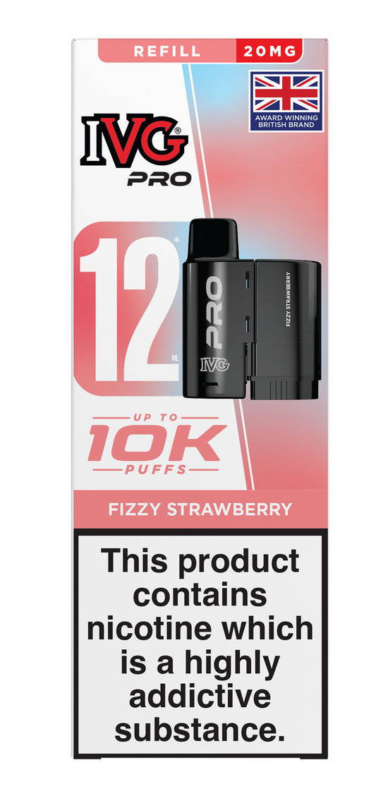 FIZZY STRAWBERRY - IVG PRO PODS