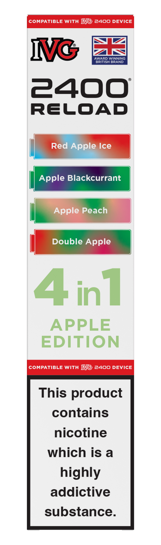 Apple Edition - IVG 2400 RELOAD POD