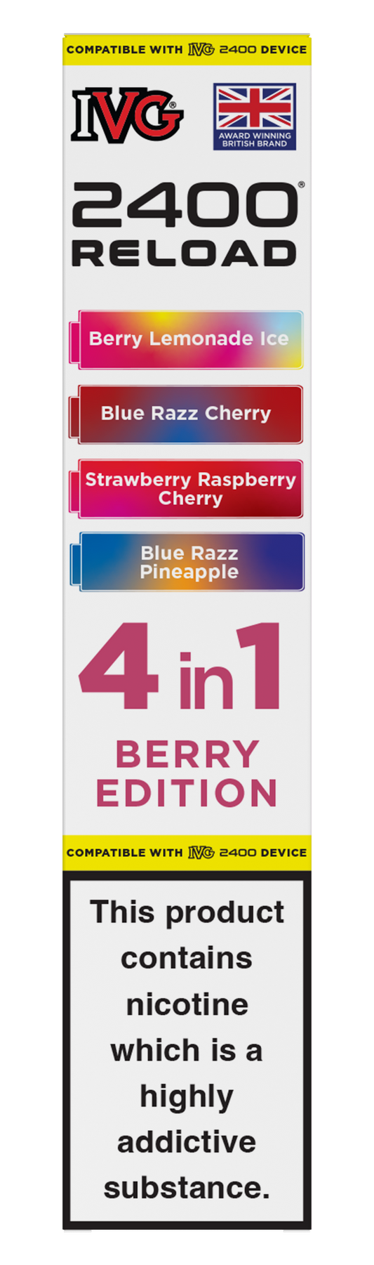 Berry Edition - IVG 2400 RELOAD POD