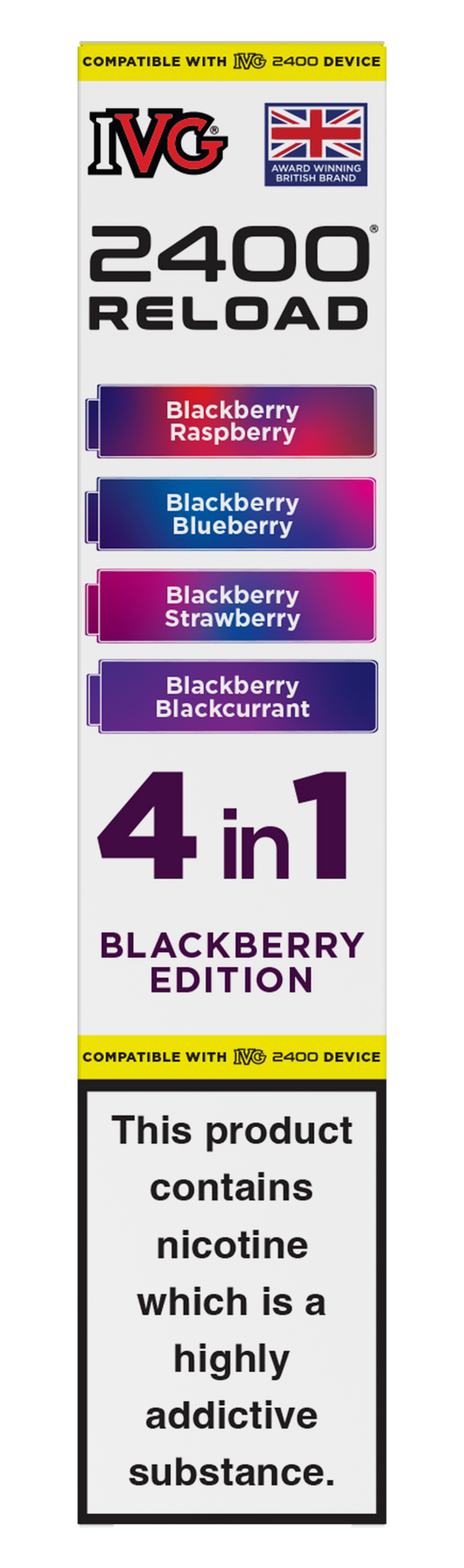 Blackberry Edition - IVG 2400 RELOAD POD