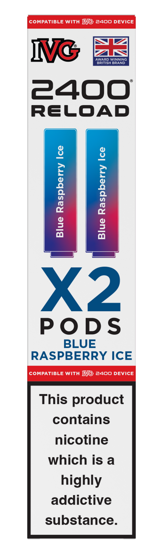 Blueberry Edition - IVG 2400 RELOAD POD