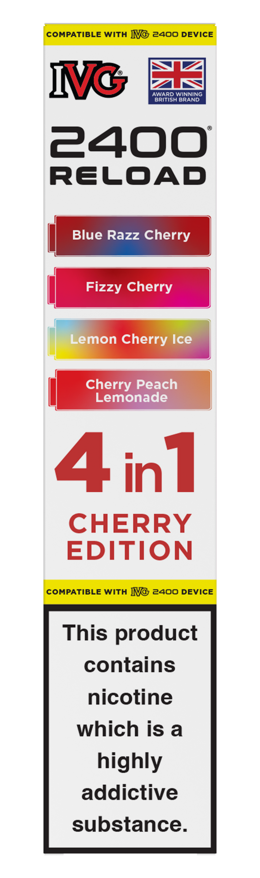 Cherry Edition - IVG 2400 RELOAD POD