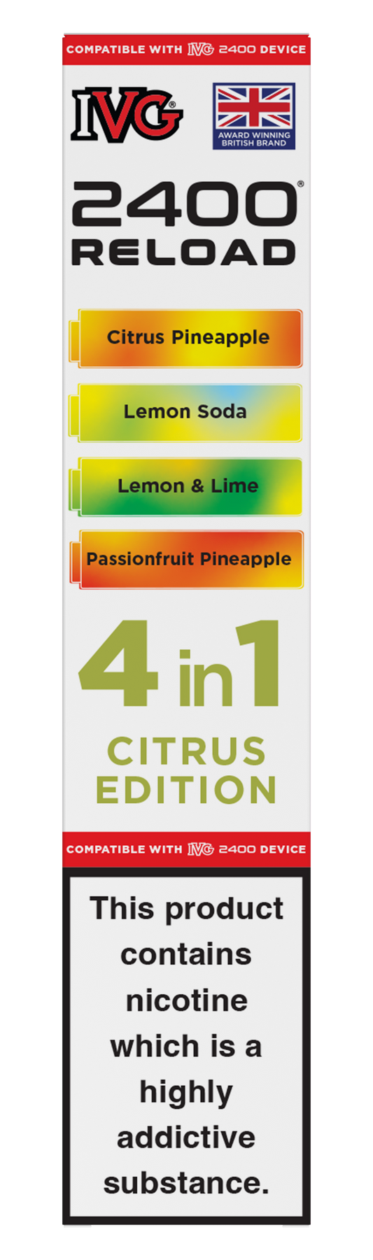 Citrus Edition - IVG 2400 RELOAD POD