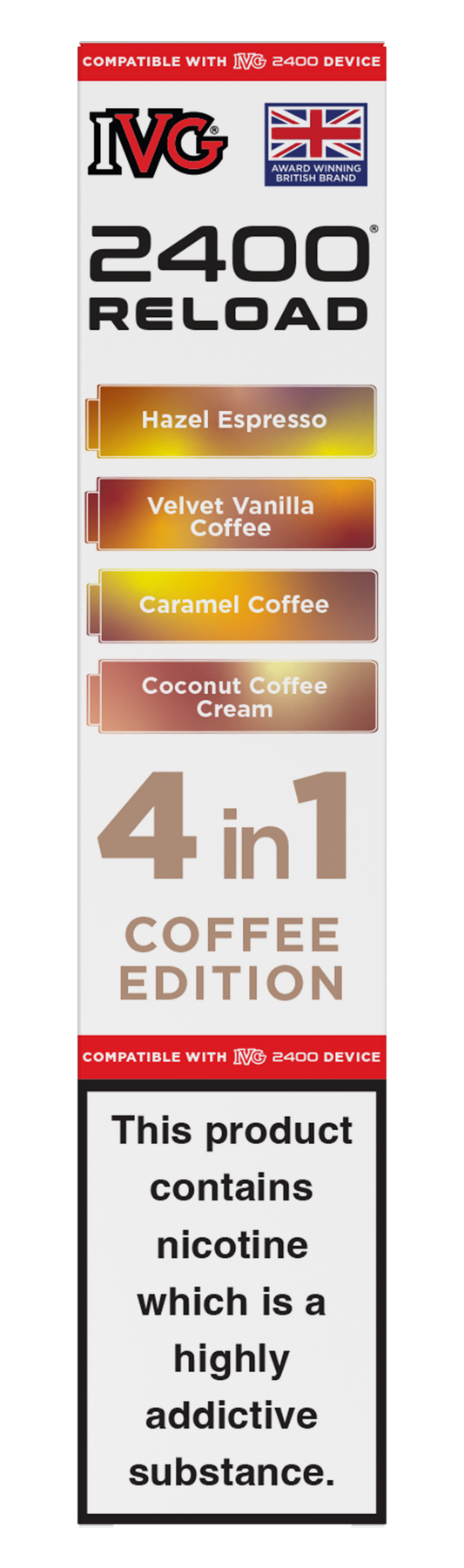 Coffee Edition - IVG 2400 RELOAD POD