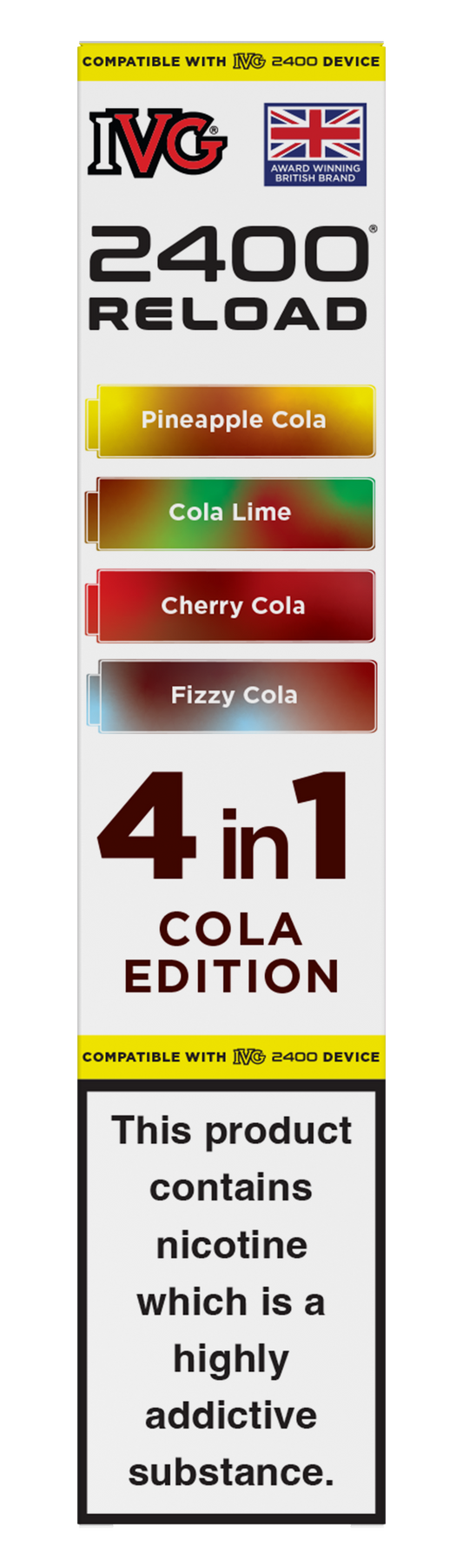 Cola Edition - IVG 2400 RELOAD POD