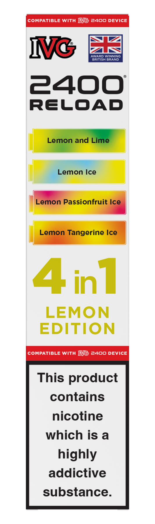 Lemon Edition - IVG 2400 RELOAD POD
