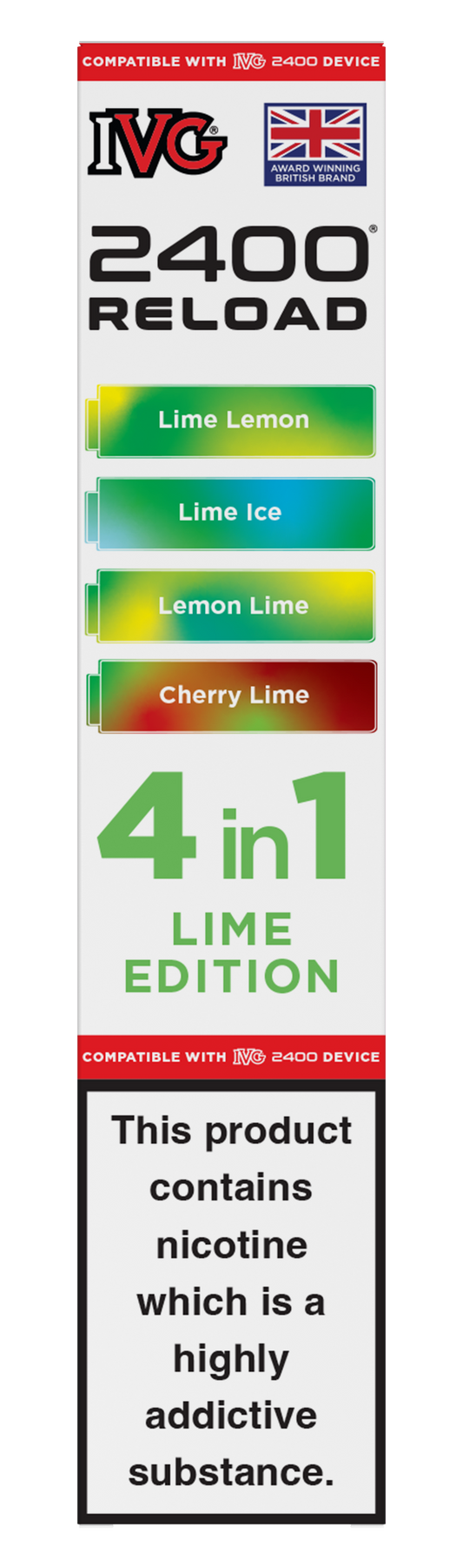 Lime Edition - IVG 2400 RELOAD POD