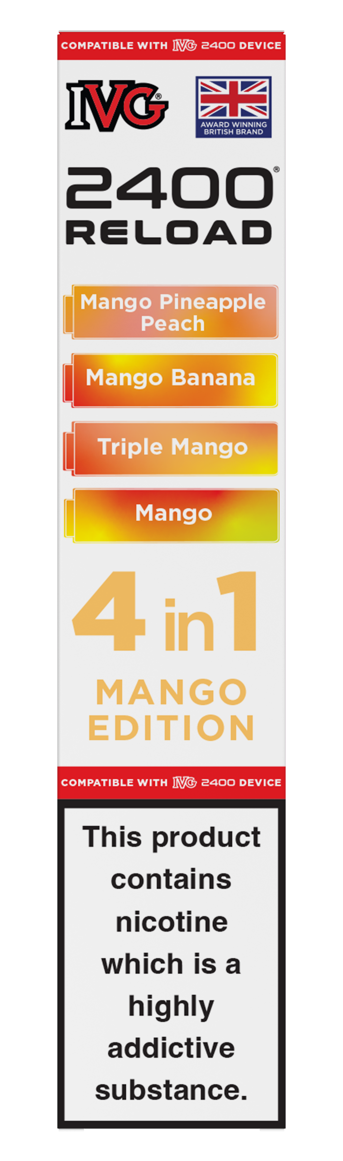 Mango Edition - IVG 2400 RELOAD POD