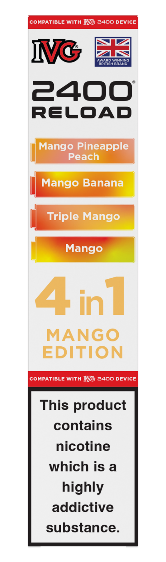 Mango Edition - IVG 2400 RELOAD POD