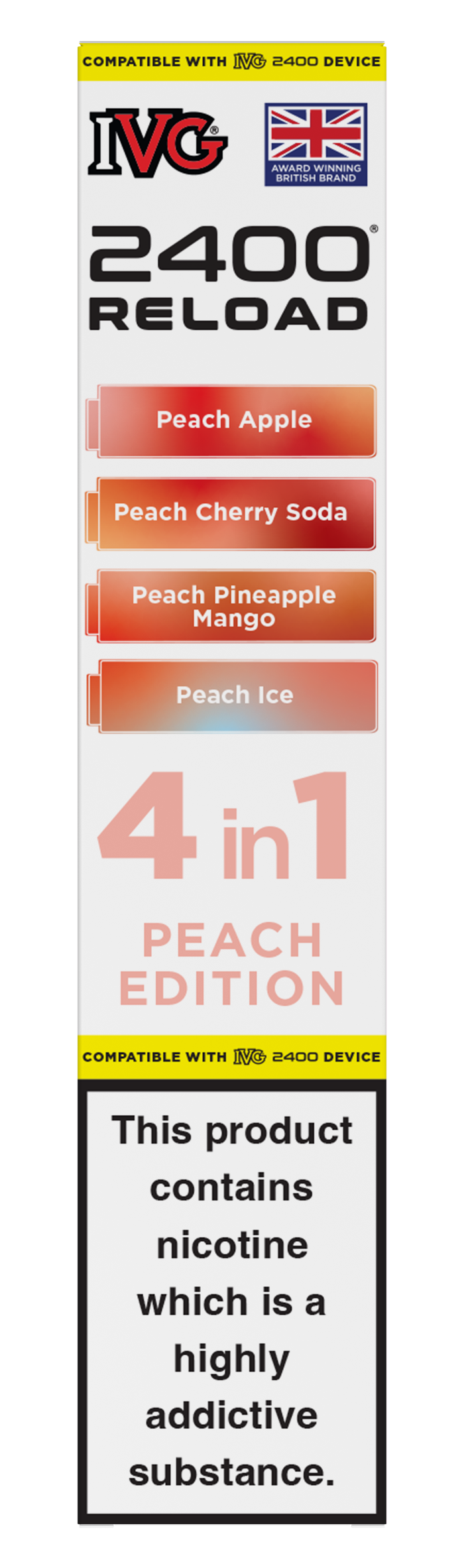 Peach Edition - IVG 2400 RELOAD POD