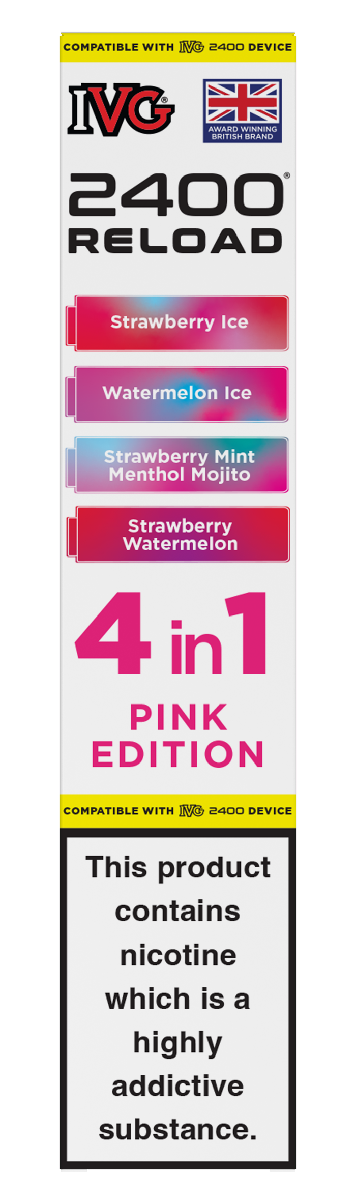 Pink Edition - IVG 2400 RELOAD POD
