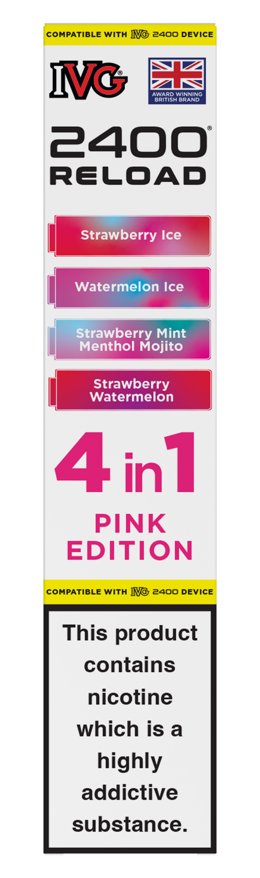 Pink Edition - IVG 2400 RELOAD POD