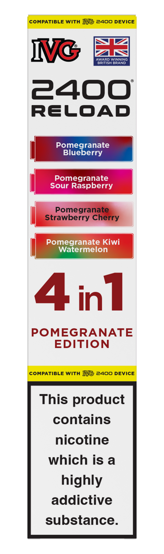 Pomegranate Edition - IVG 2400 RELOAD POD