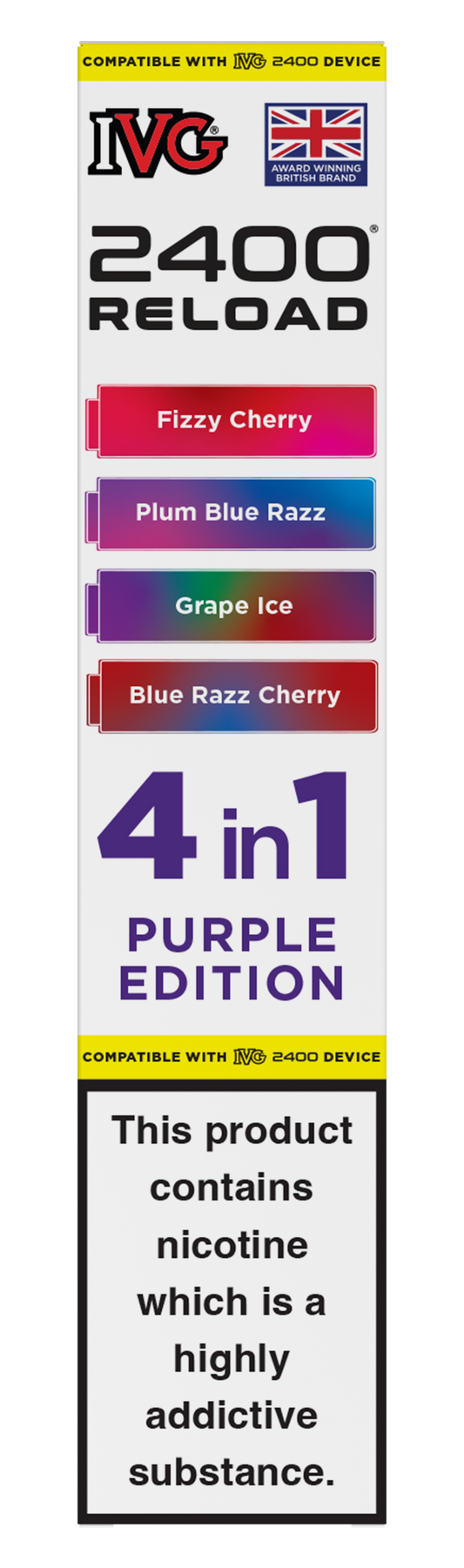 Purple Edition - IVG 2400 RELOAD POD