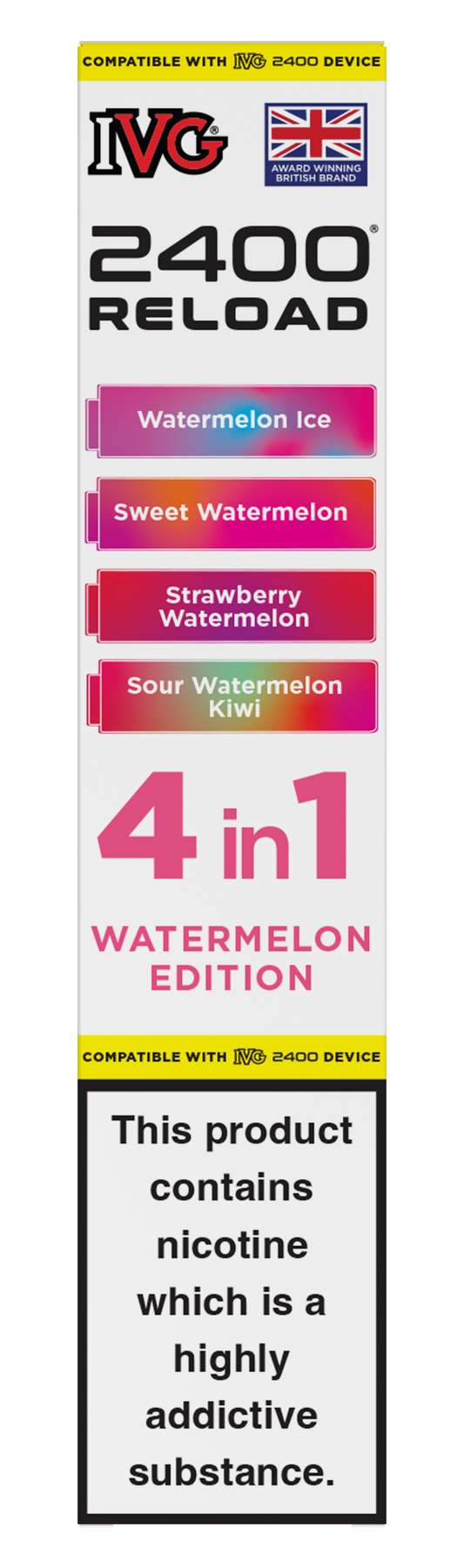 Watermelon Edition - IVG 2400 RELOAD POD