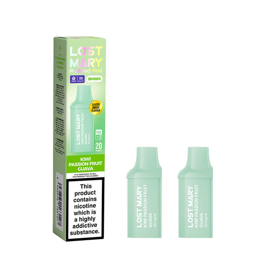 KIWI PASSION FRUIT GUAVA - LOST MARY BM600 PODS