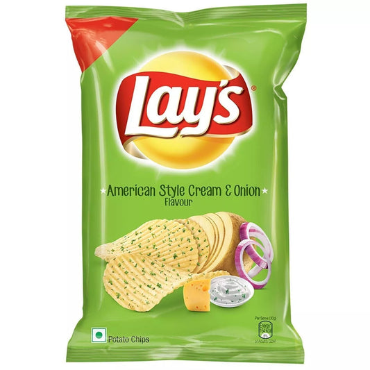 LAYS AMERICAN STYLE CREAM AND ONION CRISPS