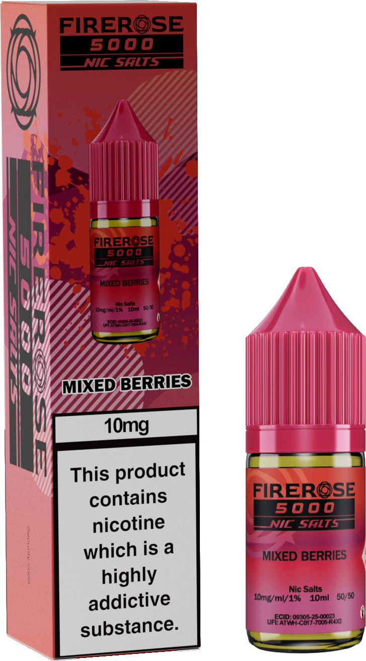 MIXED BERRIES - FIREROSE NIC SALTS 10 MG