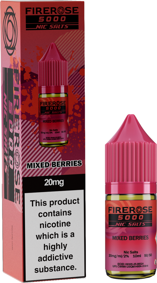 MIXED BERRIES - FIREROSE NIC SALTS 20 MG