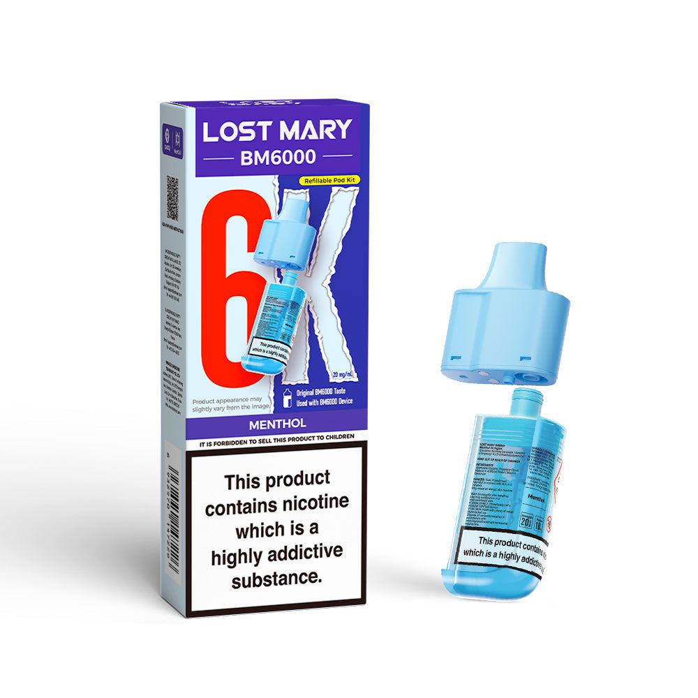 MENTHOL - LOST MARY BM6000 POD