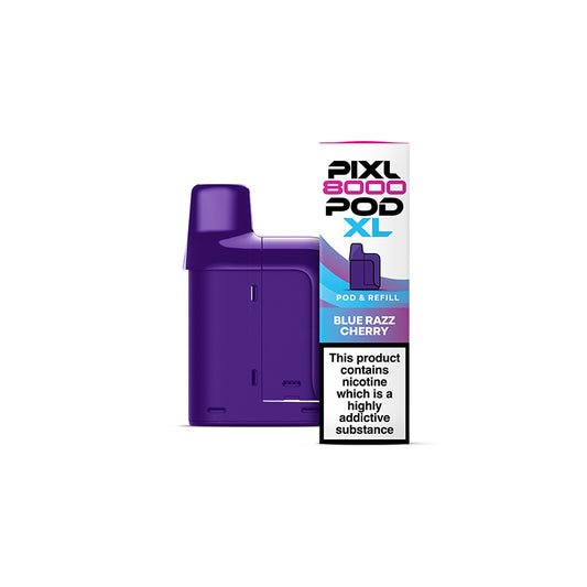 BLUE RAZZ CHERRY - PIXL 8000 POD