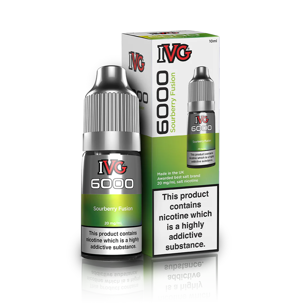 SOURBERRY FUSION - IVG 6OOO E-LIQUIDS 20MG