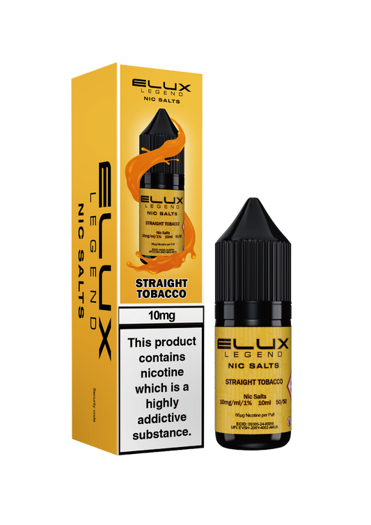 Straight Tobacco - ELUX NIC SALTS 20 MG