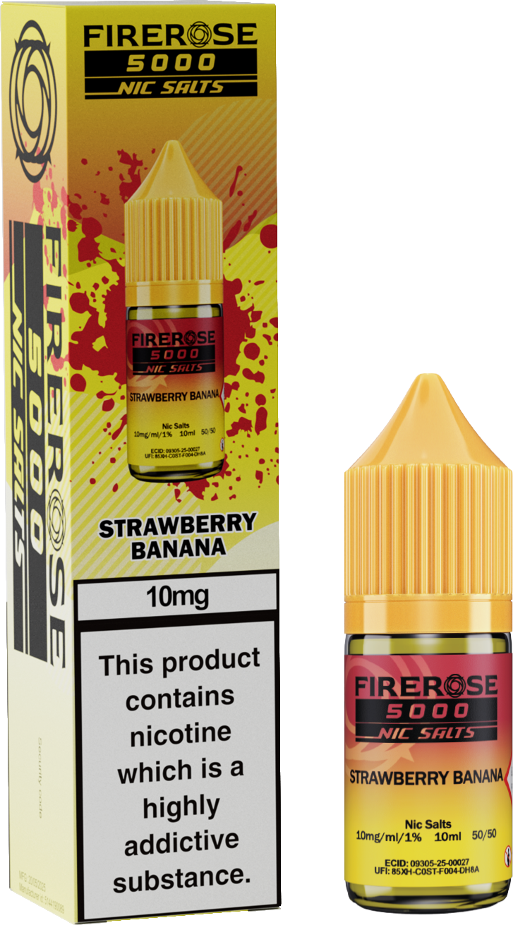 STRAWBERRY BANNANA - FIREROSE NIC SALTS 10 MG