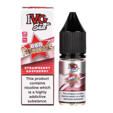 STRAWBERRY RASPBERRY 20MG - IVG SALTS 10ML