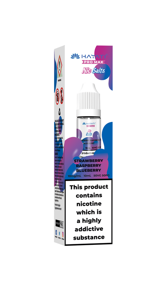 STRAWBERRY RASPBERRY BLUEBERRY - HAYATI NIC SALTS 10 MG