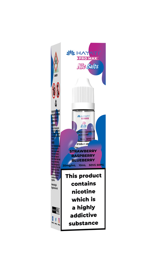 STRAWBERRY RASPBERRY BLUEBERRY - HAYATI NIC SALTS 20 MG