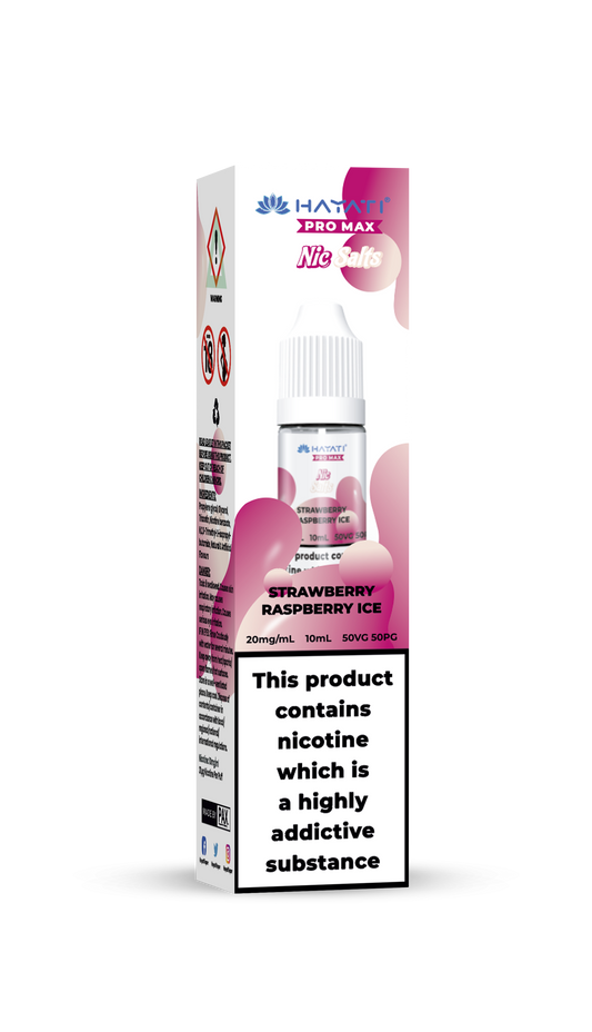 STRAWBERRY RASPBERRY ICE - HAYATI NIC SALTS 20 MG