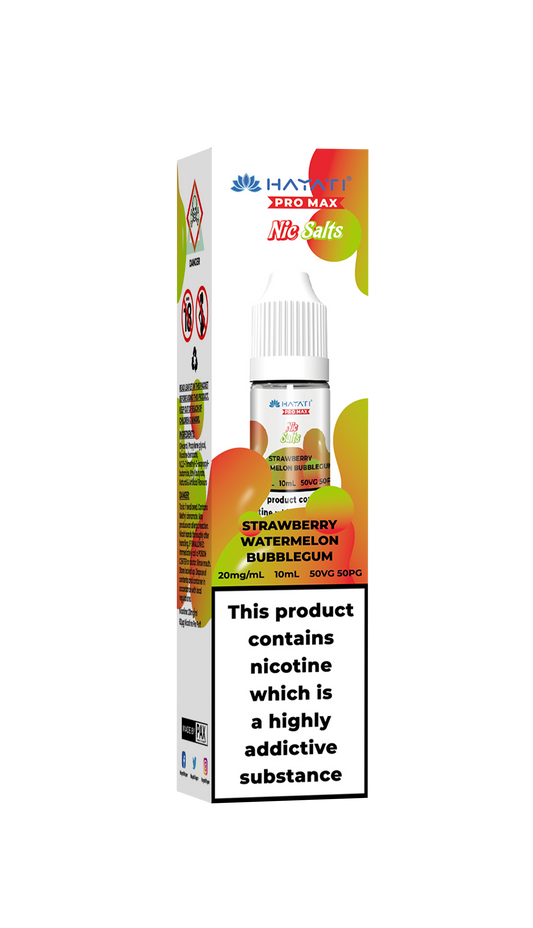 STRAWBERRY WATERMELON BUBBLEGUM - HAYATI NIC SALTS 20 MG